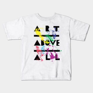 Art Above All Kids T-Shirt